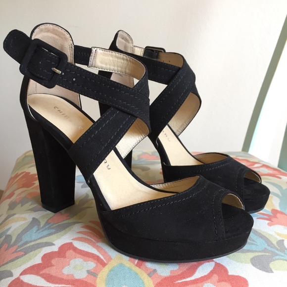 chinese laundry black heels